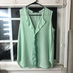 Mint Green Blouse